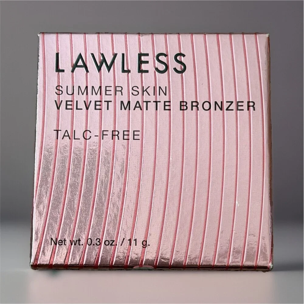 LAWLESS Summer Skin Velvet Matte Bronzer Talc-Free Vegan Shade Blazed 0.3 oz